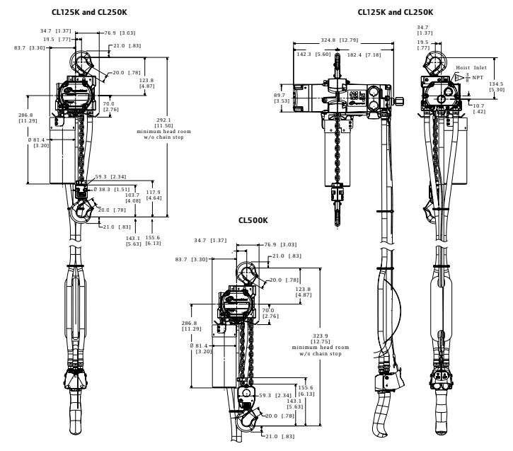 Ingersol Rand Air Chain Hoist